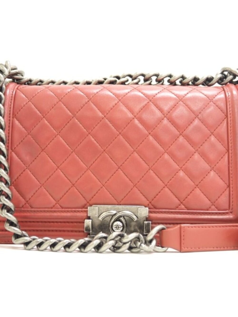 Chanel Chain Shoulder Bag Pink